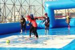 Customized Mad 's Over Sport 20x10m Inflatable Soap Football Arena / Inflatable