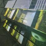Transparent Led Screen Display Store Glass DC5V Adhesive Wall Indoor P8 Flexible