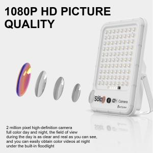 China 5.2kg White Solar CCTV Light LED Outdoor Security Lights factory