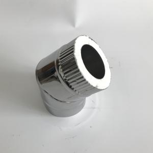 China Polishing Angled Chimney Pipe , Class A Chimney Pipe Wide Application factory