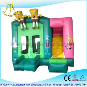 China Hansel new design spongebob inflatable bounce house for rental factory