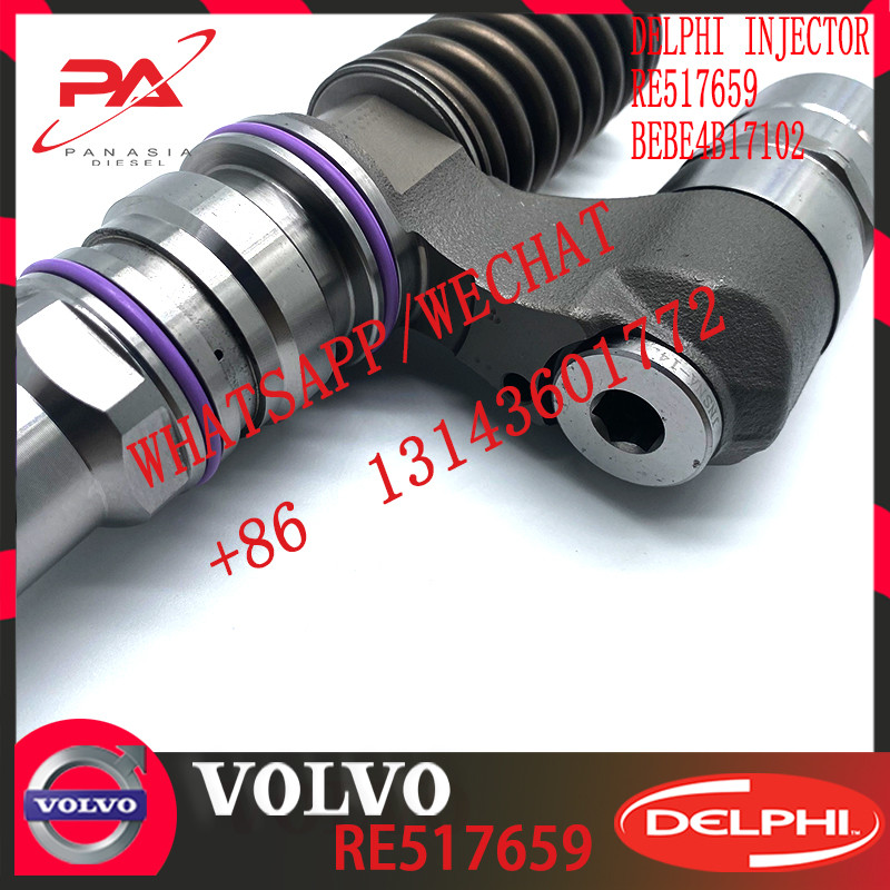 Diesel Engine Fuel injector RE517659 BEBE4B17102 A3 for V-O-L-V 6125 TIER 2 -OH - MID POWER