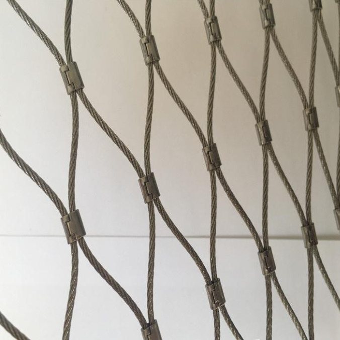 Customizable Black Oxide Cable Mesh with 60 Degree Mesh Angle and 1.2mm 4.0mm Wire Dia