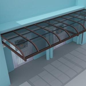 China Waterproof Aluminum Frame Polycarbonate Window Awnings factory