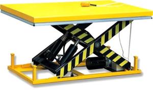 China Large Size Stationary Electric Hydraulic Scissor Lifting Table 0.75kw factory