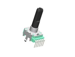 China Low Price Rotary Potentiometer Plastic Through Hole/DIP Mount 300Ω-3MΩ Resistance PCB Lug factory