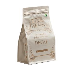 Custom Printing Resealable Plastic Matte White Ziplock Mylar Coffee Packaging