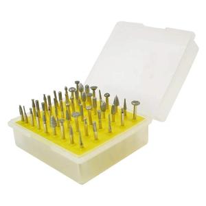 China Diamond Coated Grinder Head Lapidary Burr Drill For Dremel Rotary Tools Pack Of 50Pcs factory