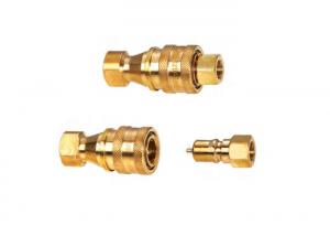 China Yellow Brass Quick Coupler For Water Pipe System on sale