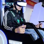 9D VR Roller Coaster Machine 360 VR Gaming Simulator