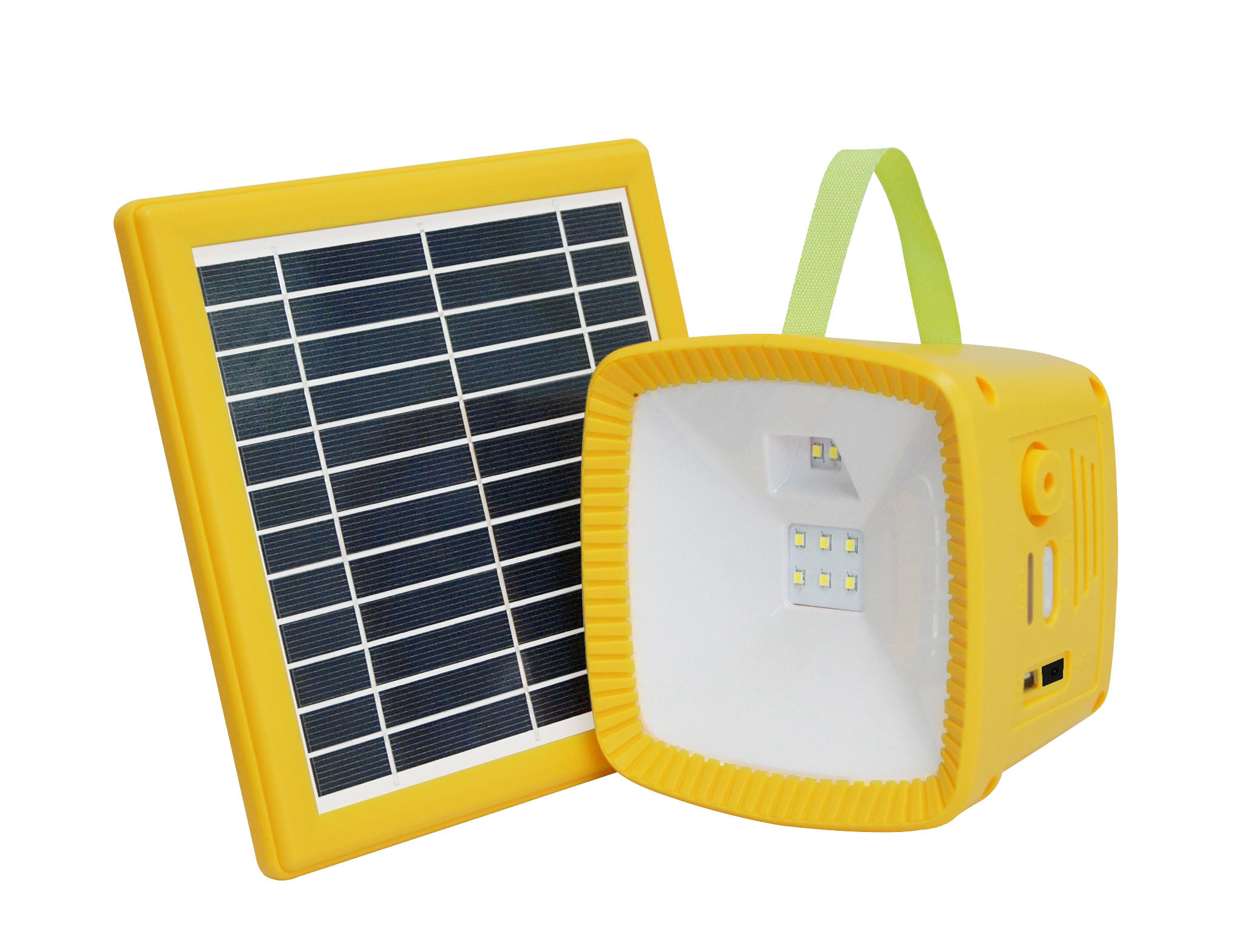 1W 8pcs Solar Power LED Lantern 100H Solar Light With Battery