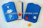 Euro Car Plastic Parking Disc with Ice Scraper and Logo Print Silk Print/Photo