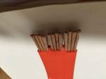 Flat Flexible Traveling Cable for Crane or Conveyor 12 core Orange Jacket with