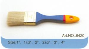 China High quality chinese manufacturer wooden handle pure bristle paint brush 2&quot; 3&quot; 4&quot; No.6420 factory