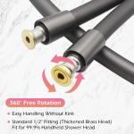 High-Quality Super Soft Anti-Twist Silicone Shower Hose for Handheld Shower