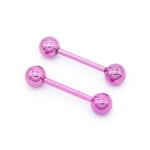 15mm Female Rose Red Nipple Piercing Jewelry Stainless Steel Nipple Rings