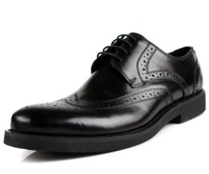 China Europe Design Men Brogue Shoes Boot Style Full Grain Leather Mens Dress Shoes factory