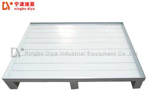 China The Blue Metal Tray Stacking Rack System , Adjustable Metal Tire Rack Storage System factory