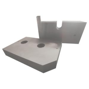 China Iron Rebar Hydraulic Rebar Cutter Blades Material H13K Continuous Shear Blade factory