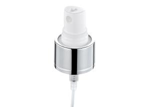 China 24/410 Shiny Silver Fine Mist Sprayer With Glossy Metalic Surface Finish factory
