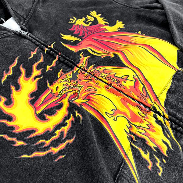 Men's Custom Black Acid Vintage Heavy Weight Cotton Oversized Distressed Hoodie With Customized Printing And Colors