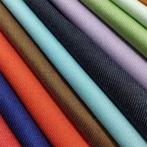 China Twill Imitation Denim Spring Summer Fabrics 16*16 220gsm 150cm Cloth Material factory