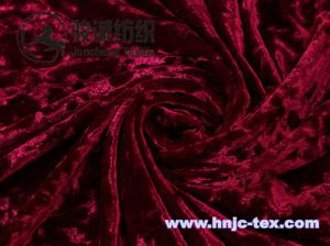 China Korea velvet embossed velvet for apparel fabric factory