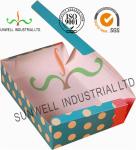 UV Coating Paper Egg Tart Take Away Food Packaging Boxes Gold Stamping