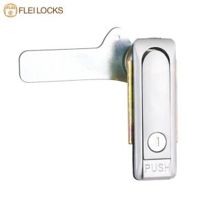 China Die Casting Silver Zinc Alloy Plane Swing Handle Lock For Cabinet And Door factory