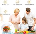 Clear Plastic Take Out Containers,Disposable Clamshell Dessert Container With