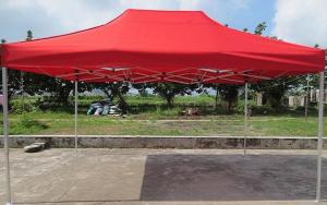 China Instant Party / Trade Show / Event aluminium pop up gazebo with 3 walls , Heat Transfer Printing factory