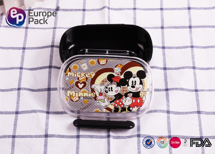 Environmentally Friendly Plastic Kids Cool Microwave Lunch Box That Keeps Food Warm