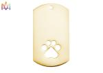Keyring Bone Shaped SS304 Dog Name Tags Engraved