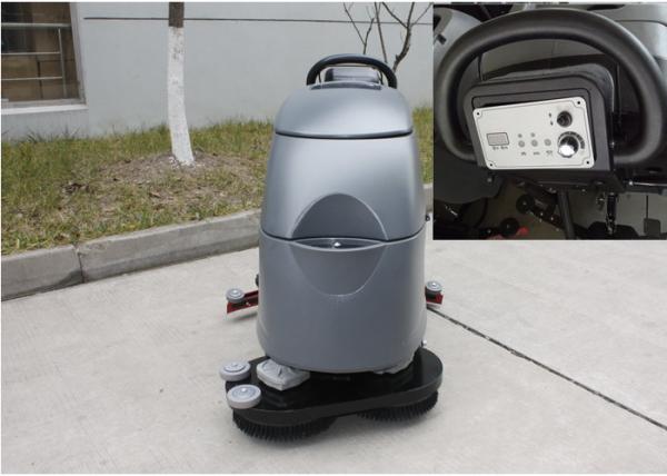 Different Size Industrial Hard Floor Cleaner Machine , Warehouse Floor Cleaning