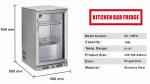 Kitchen Undercounter Drink Refrigerator