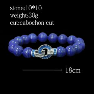 China 925 Silver Gold-Plated Bracelet Versatile Jewelry For Girls Lapis Lazuli Genuine Celebrity Hot-Selling Blue Bracelet Multi-Circle 108 Buddhist Beads factory