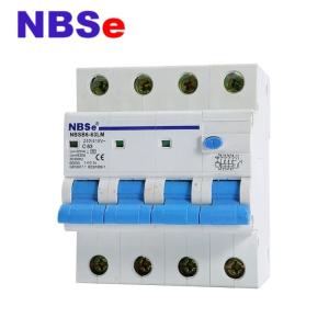 China NBSB6-63LM 4P Three Phase Rcbo, 30ma Rcd Protection factory