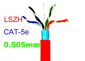 China Cat5E FTP Copper Lan Cable Common Computer 24AWG Indoor LSZH Network Shiled factory