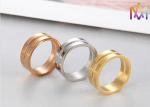 1mm Thickness Mens Stainless Steel Wedding Rings
