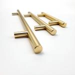 OEM 96mm Stainless Steel Gold Kitchen Cabinet Handles With Screws