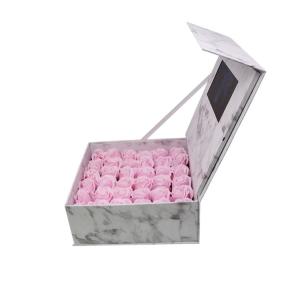 China LCD Video Brochure Flower Box Stock Shipping Video Box For Packing Gifts Or Product Sample factory