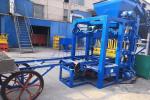 Semi Automatic QT4-25Hydraulic Block Making Machine High Capacity 12 Months