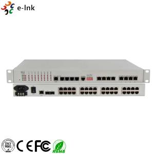 32E1 + 4GE PDH Multiplexer (1+1 backup Optic Fiber)