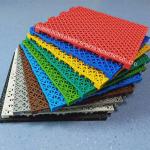 Non Toxic Sport Court Interlocking Tiles , Outdoor PP Interlocking Flooring