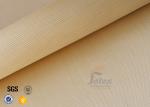 Brown 0.7MM Silica Fabric Fiberglass Thermal Insulation Materials High Strength