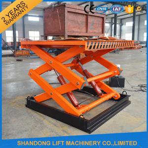 China 3 m 2 ton Mid Rise Stationary Hydraulic Scissor Lift with 220V / 380V Power Optional factory