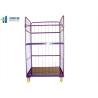 Buy cheap Supermarket Wire Cage Trolley Customized Stainless Steel Wire Mesh Trolley from wholesalers
