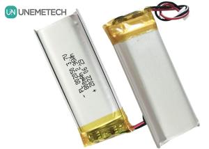 China Customized Rechargeable Polymer Lithium Battery 802050 3.7V 800mAh Li Poly Battery for Call Light factory