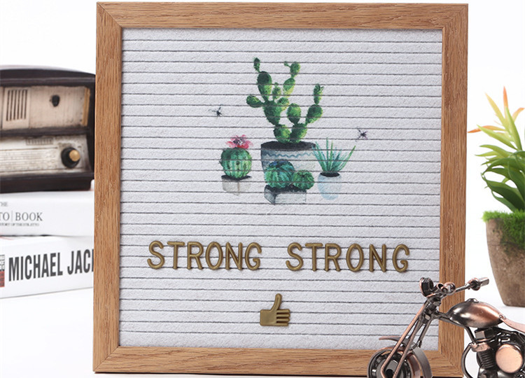 Pre Printing Felt Letter Board Set For Home / Office Leaving Message