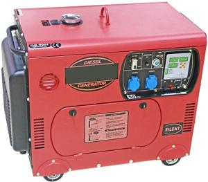China Mobile Silent Diesel Generator Portable Electric Generator 6kv Hand Start factory
